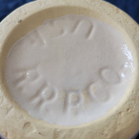 Pitcher RRPCO, Robinson Ransbottom Pottery Vintage Brown and White - Picture 4 of 5